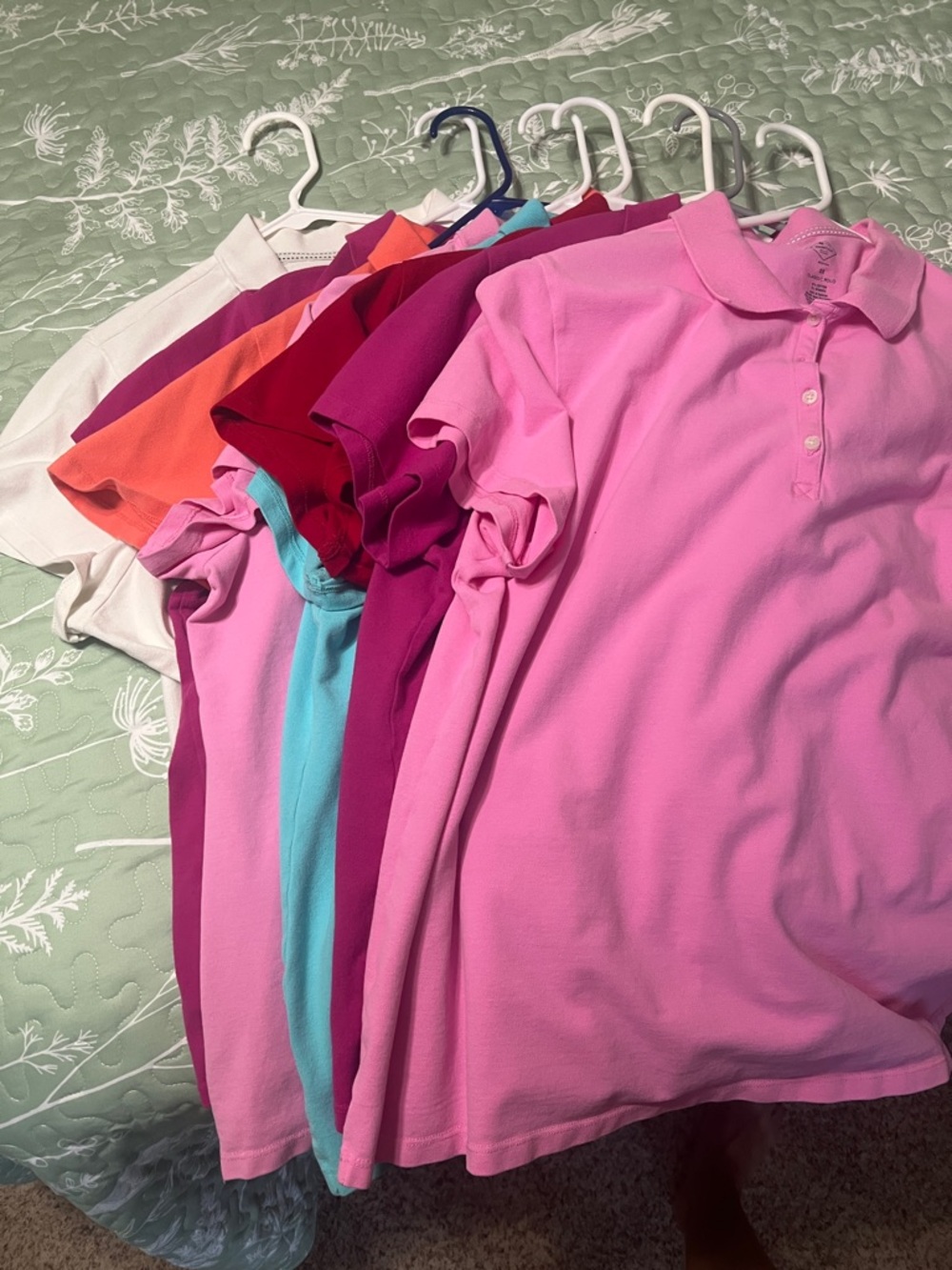Lot of 8 Womens St. John’s Bay Classic Polo 3X